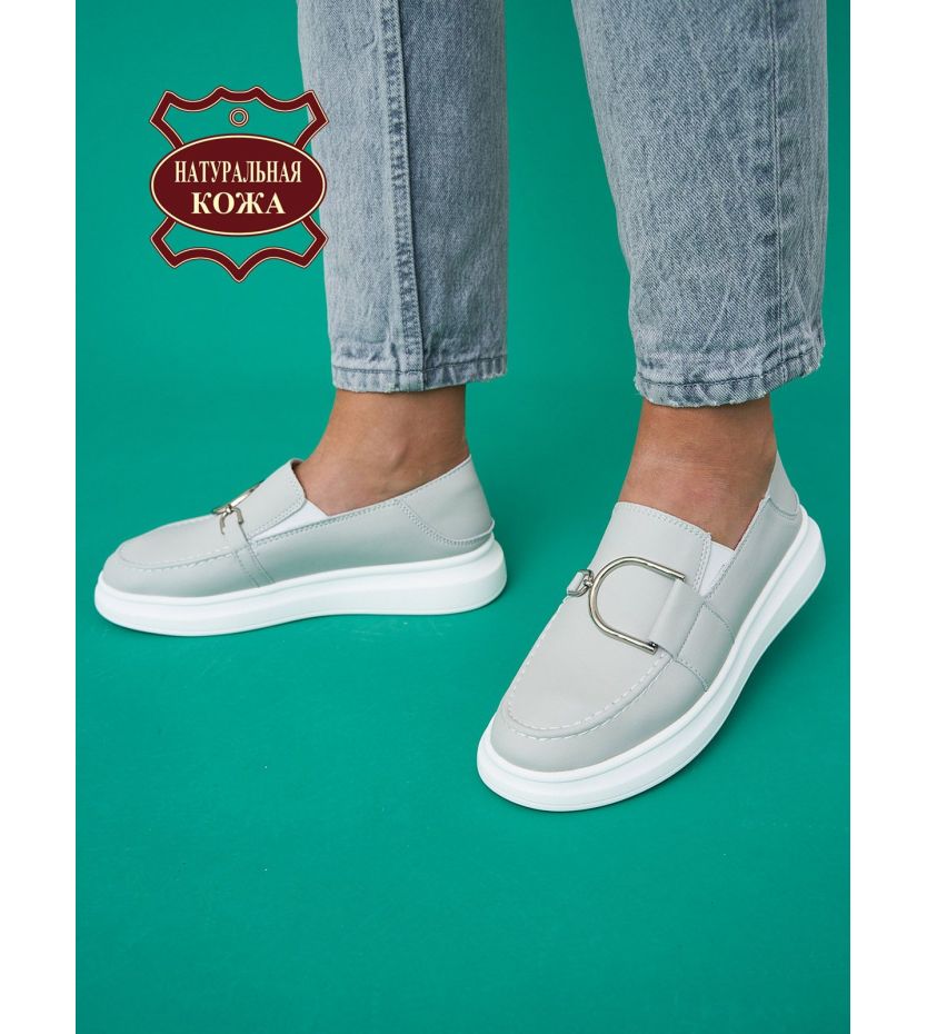 Мокасины  XH98305-2-gray
