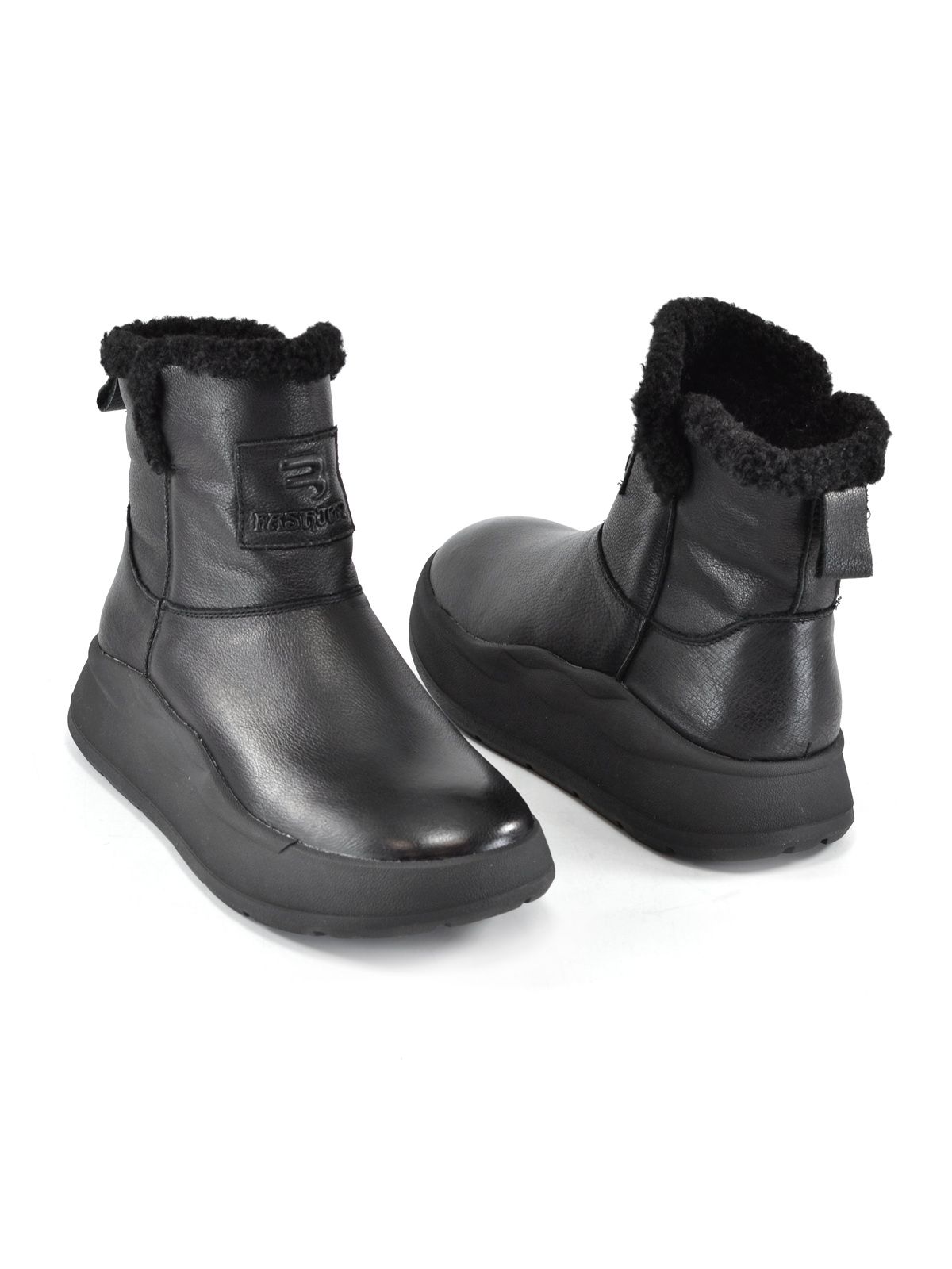 Ботинки  83166-3-H-Z-black