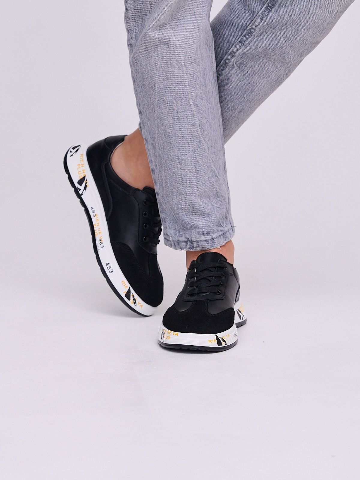 Кроссовки  A6729-2-black