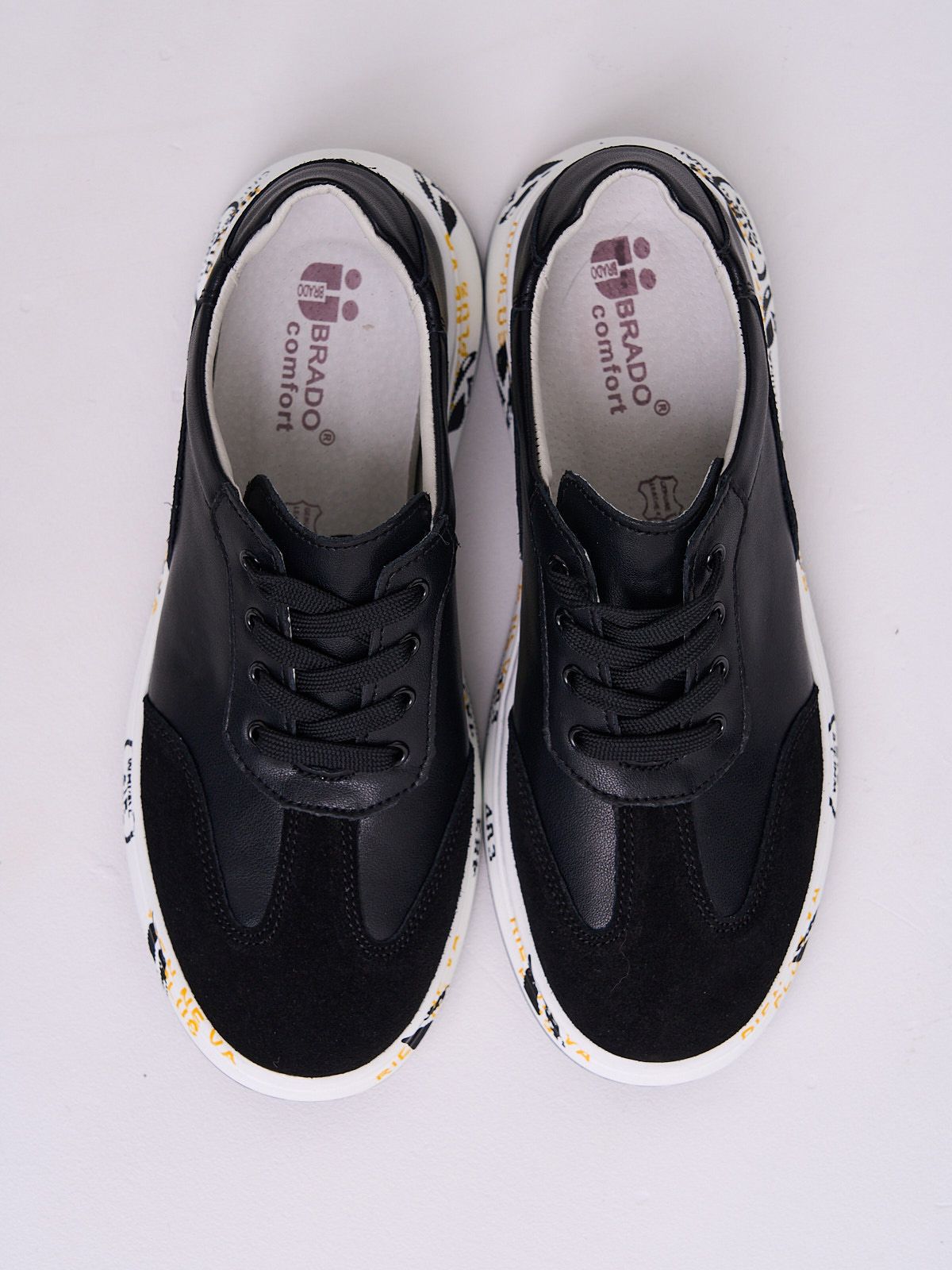 Кроссовки  A6729-2-black