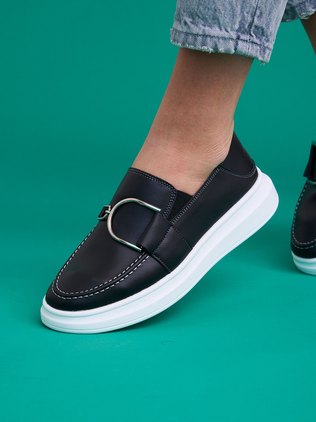 Мокасины  XH98305-3-black
