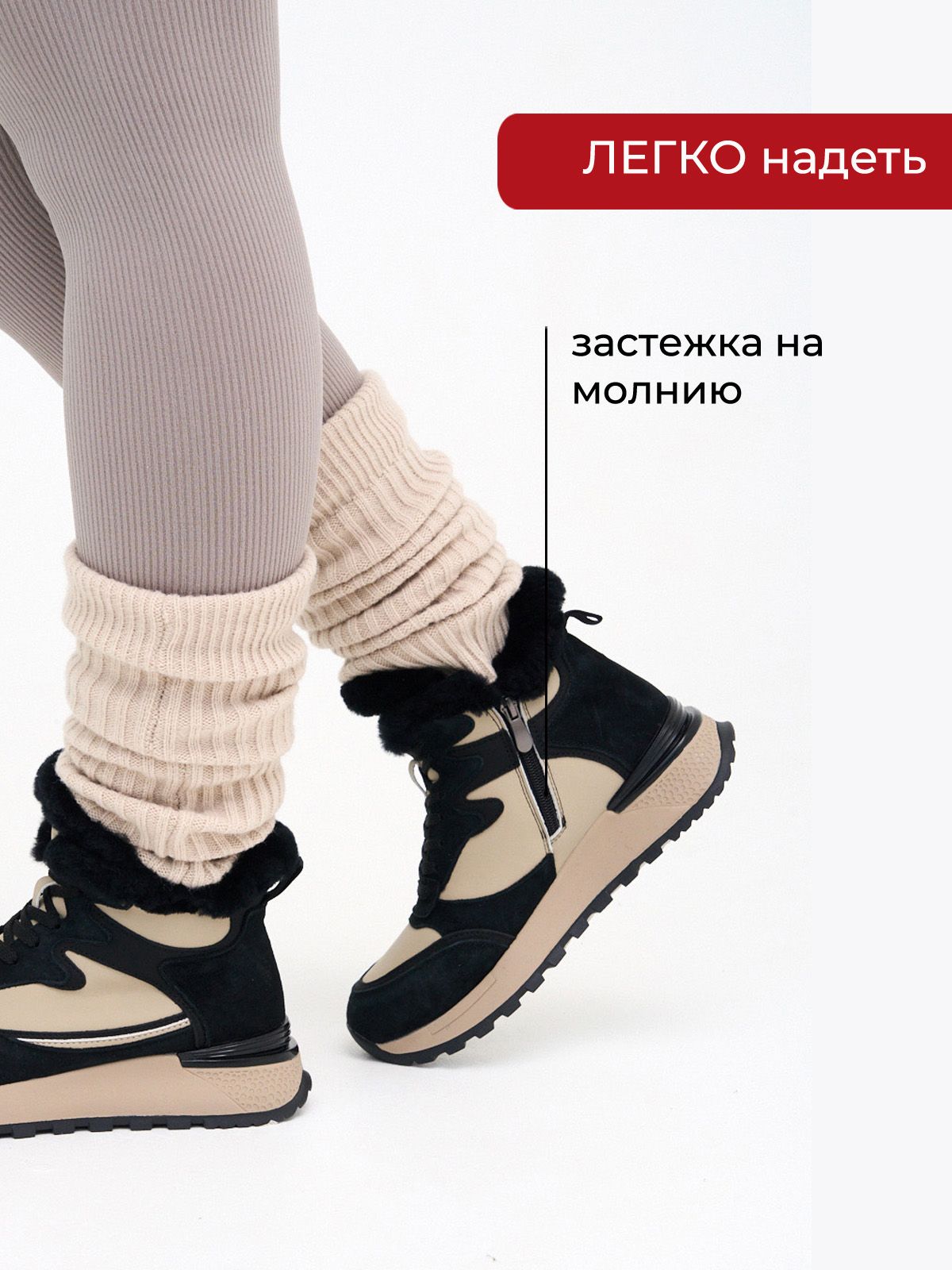 Ботинки  HW25-70-9-black