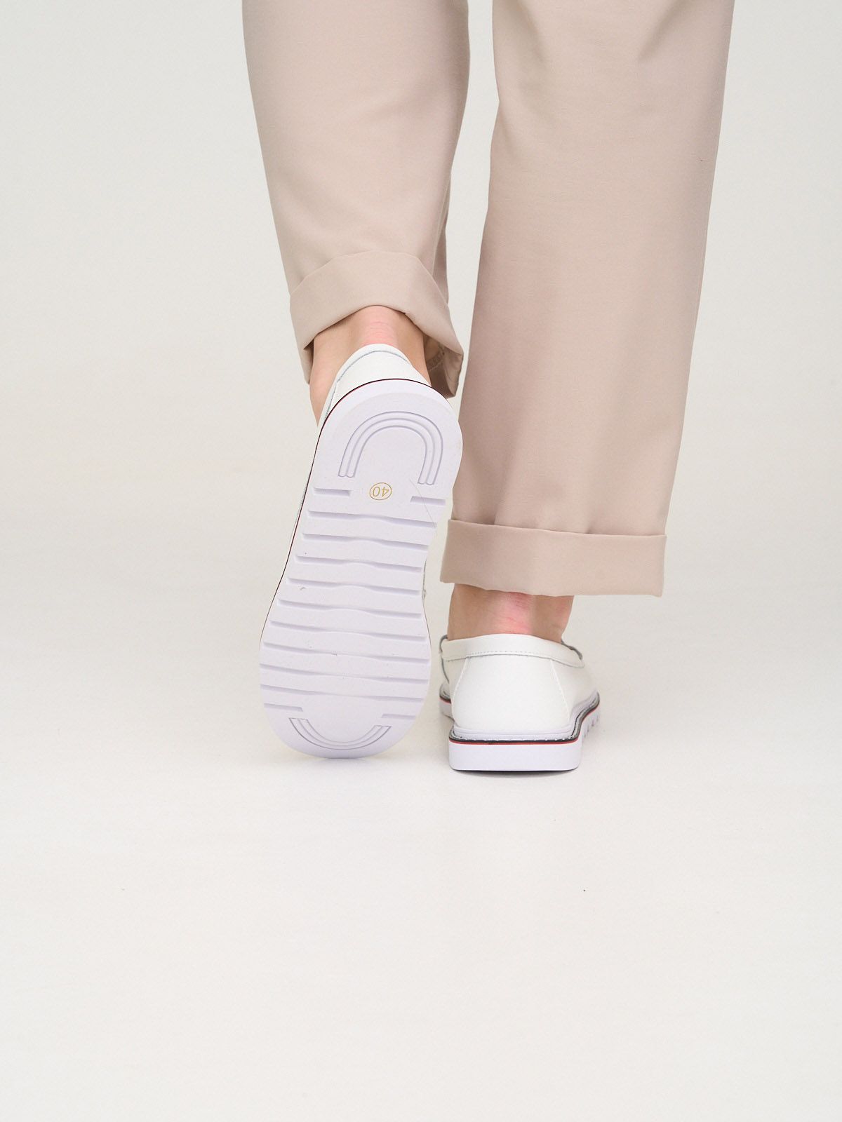 Мокасины  XH98386-1-white