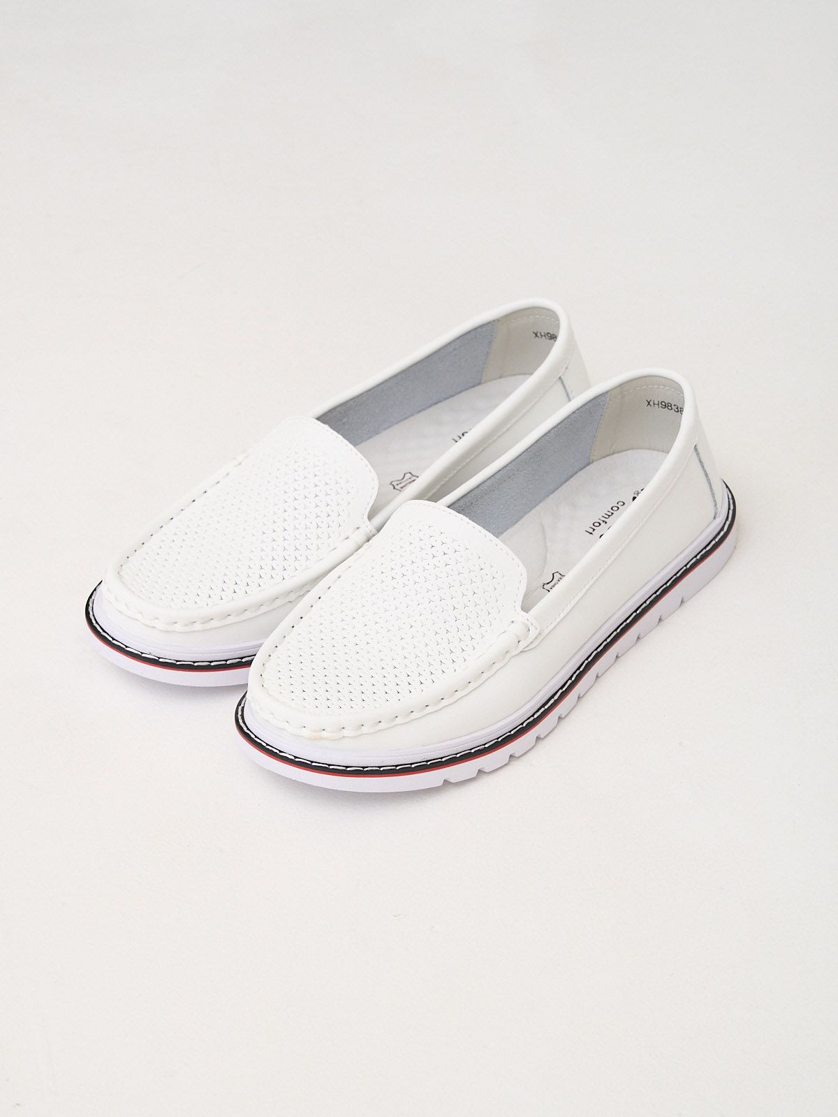Мокасины  XH98386-1-white