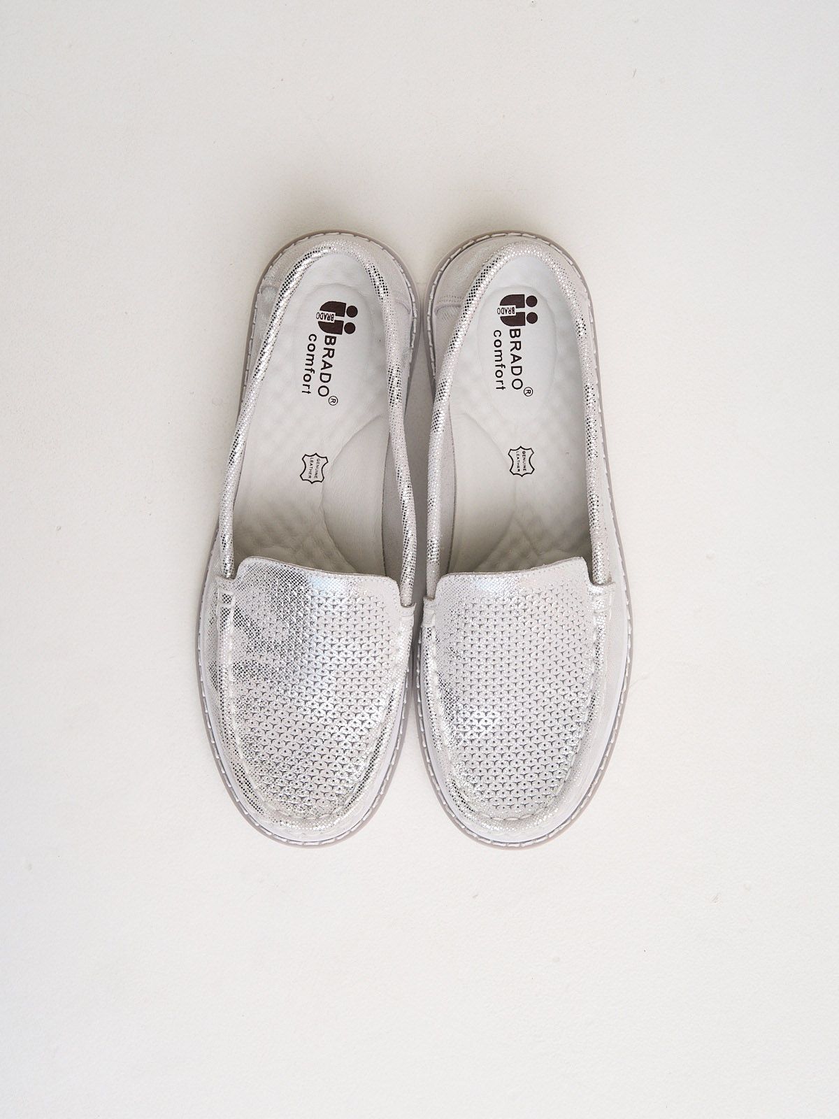 Мокасины  XH98386-2-silver