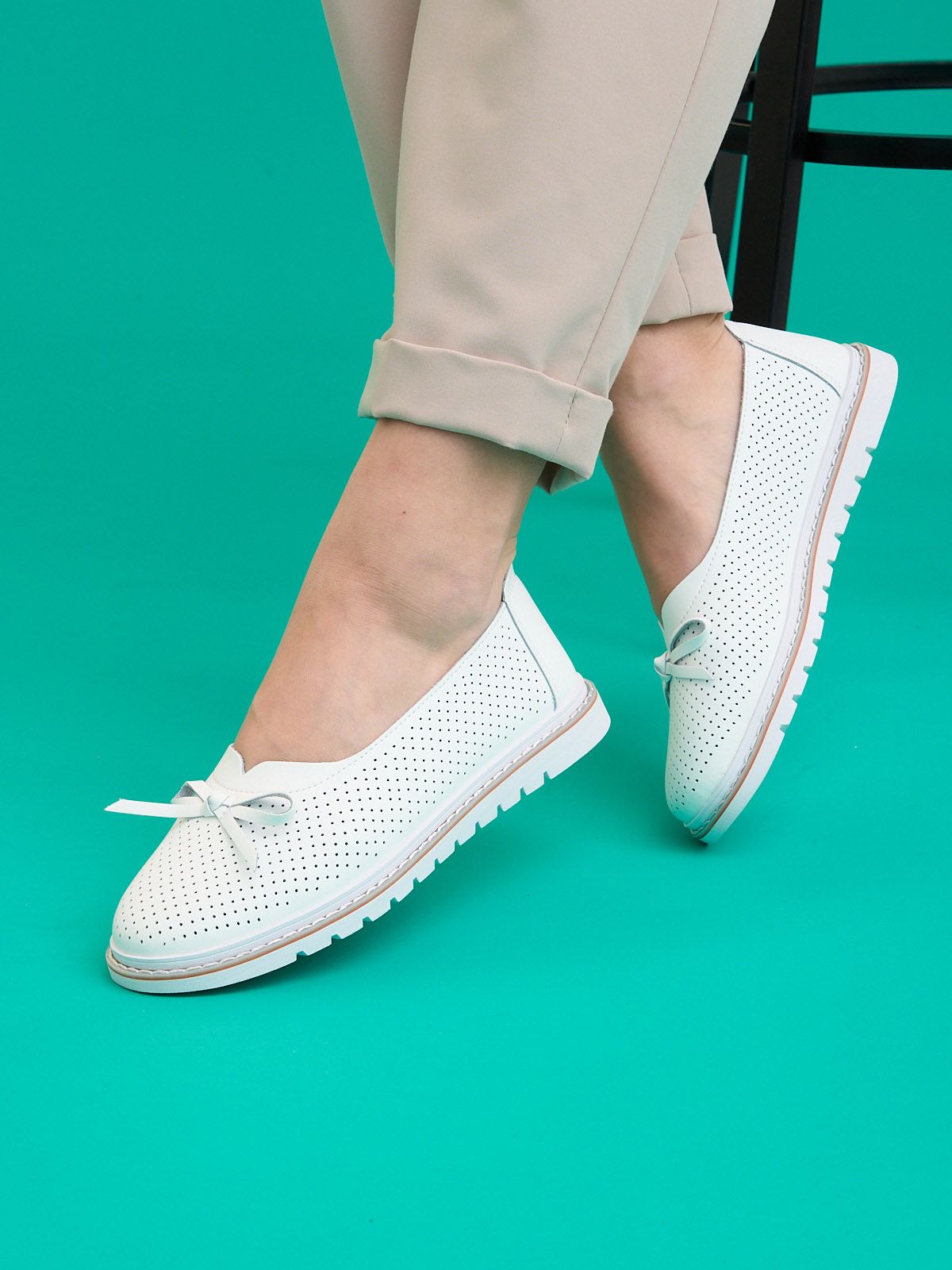 Балетки  XH99016-white