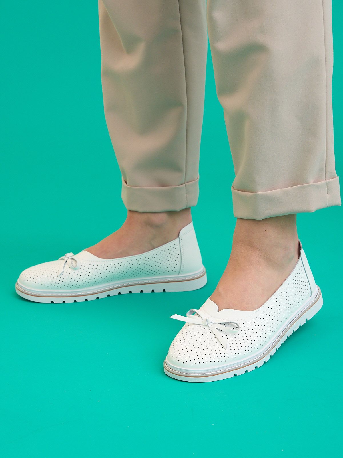 Балетки  XH99016-white