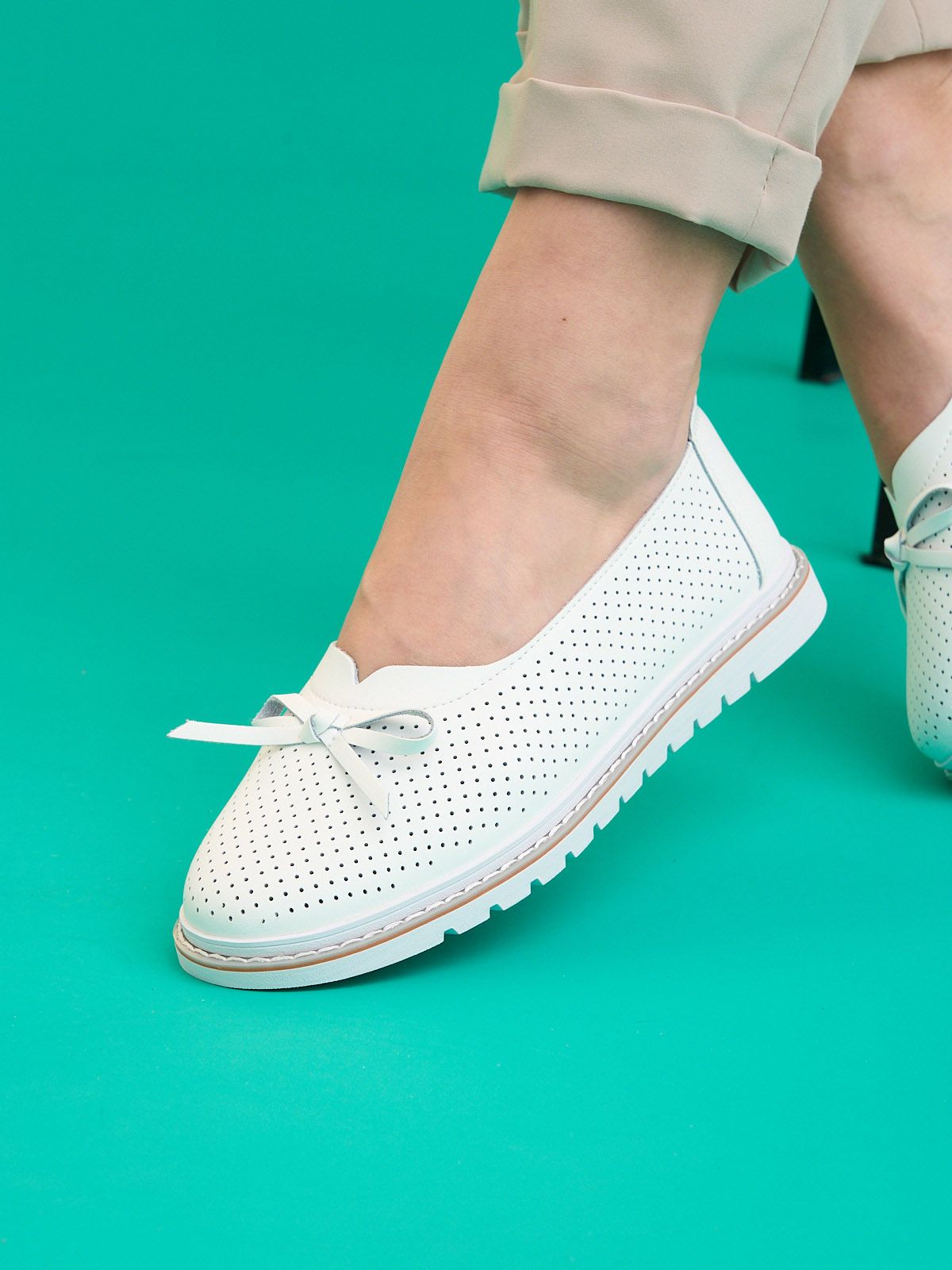 Балетки  XH99016-white