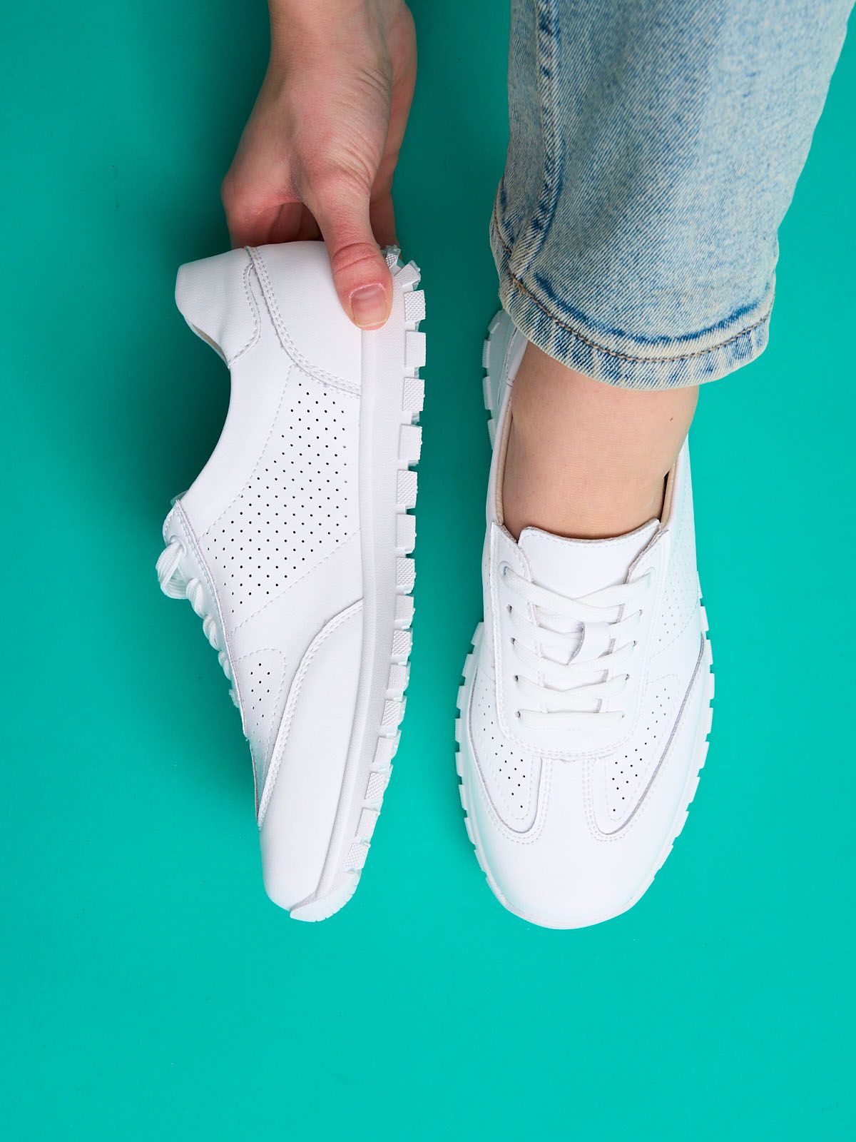 Кроссовки  QT7029-1-white