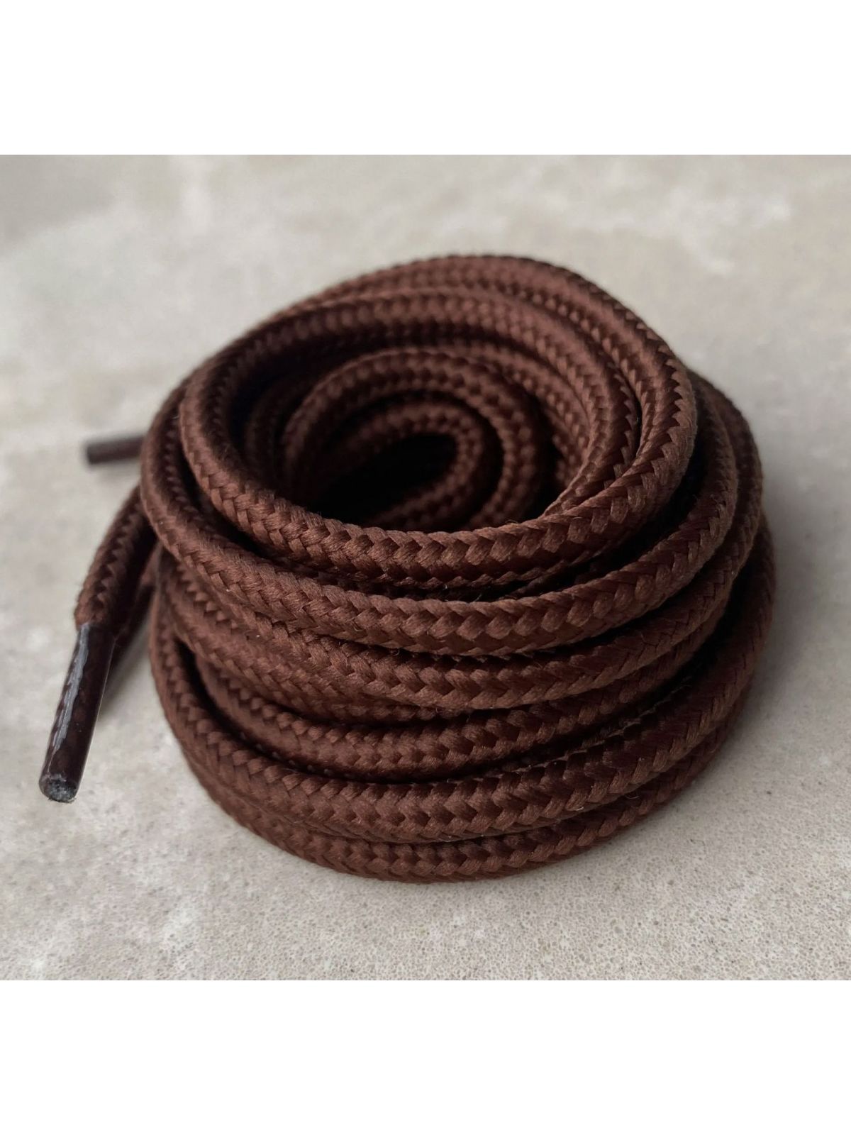 Шнурки шнурки круглые толстые с пропиткой k5011-60см-brown