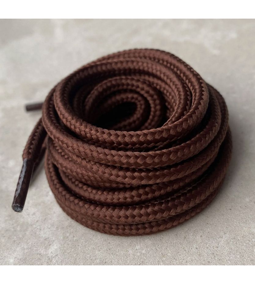 Шнурки шнурки круглые толстые с пропиткой k5011-60см-brown